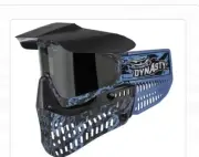 JT Paintball Proflex Goggle LE Dynasty Mask w/ Clear Thermal Lens - Black