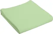Whisper Organics, Bed Sheet - 100% Organic Cotton Flat Sheet - 300 Thread Count, Flat Sheet Only - GOTS Certified - Premium Quality Sheets, Pastel Green Color (King)