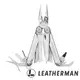 【LEATHERMAN】WAVE Plus 18用工具鉗-銀 /黑尼龍套 832524 登山.露營.求生.野外探險.多用途.螺絲.隨身工具組