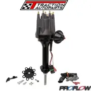 Distributor Billet Black Ready-to-Run Black Vacuum Advance BB For Chrysler 440