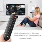 Remote Control Useful 433MHz Television Controller for TCL for YouTube Smart TV