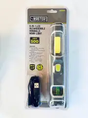 6-in-1 LED Rechargeable Handheld Work Light, Work Light 3 hrs - Flashlight 5 hrs