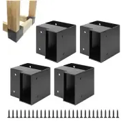 4 Pcs Steel Workbench Corner Brackets for Custom Workbench Shelving Work Table