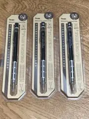 3 Sets Pentel Mechanical Pencil Graph 1000CS XPG1005CSA Black 0.5mm HB JAPAN