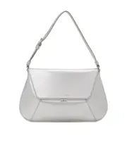 Ami logo underarm bag One size silver