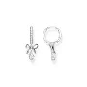 Buy Romance Hoop earrings with bow pendant by Thomas Sabo online - THOMAS SABO Australia