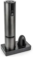 Peugeot Elis Touch Rechargeable Electric Corkscrew with Foil Cutter, Carbone