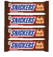 Full Size Snickers Chocolate Bar - 1.86 oz Bar, 4 Pack