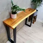 "Tablua Aust" Console Table Hall Table Live Edge Raintree Wood 120 cm