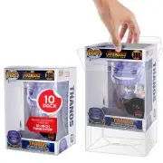 Pop Protector 10 inch for Funko Pop 10 inch Figures - 10 Pack - 0.35 mm Clear...
