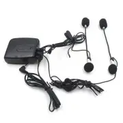 Motorcycle Helmet to Helmet Intercom Headset Walkie-talkie Front & Rear MP3