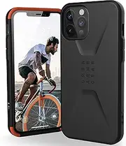URBAN ARMOR GEAR UAG-IPH20LC-BK Shockproof Case for iPhone 12 Pro Max (6.7) 2020, Black,