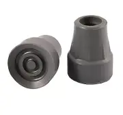 MLE CRUTCH WALKING STICK TIPS FRAME ENDS PAIR 22MM COOPERS FERRULES