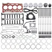 Engine Overhaul Pistons Timing Kit For Audi A3 VW Jetta Golf 1.4 TSI CPTA EA211 (for: Audi)