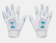 Under Armour Men's XL - UA F9 Nitro LE Football Gloves White/Distant Gray/Capri
