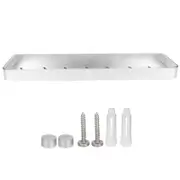 Bathroom Shelf Wall Mount Space Aluminium Shower Single Layer Shelf Shampoo Storage Rack50cm Commodity Shelf