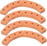 NUOBESTY 30pcs Miniature Brick Models for Sand Table Decoration Realistic Building Bricks for Craft Projects for Model Houses and Architectural Displays