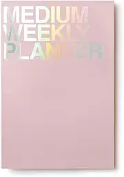 JSTORY Medium Personal Wide Spaces Weekly Planner One Size Pink
