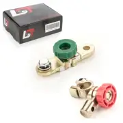 2x Battery Switch Disconnectors Isolant With round Button Red Green for Audi A1 (for: Audi)