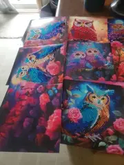 Diamond Art Greeting Cards Set Of 12