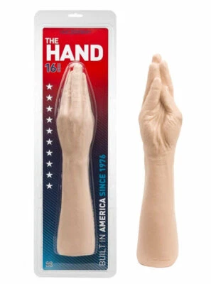 Classic The Hand 40 X 7.8cm Long Dildo Biege Flesh Big Fisting Dong Doc Johnson