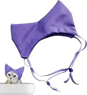 Pet Shower Cap,Bathing Cap Adjustable Shower Hat Dog Ear Cover | Ear Protection, Oxford Cloth Waterproof Pet Supplies for Kitten Puppy Small Animals