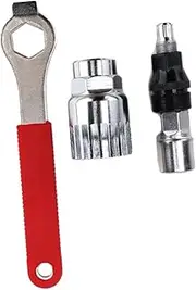 Totority Bike Tools Set Multi-function Crank Puller Steel Shaft Remover Portable Bike Wrench Essential for Outdoor Cycling