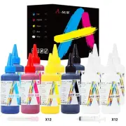 Lot A-SUB DTF INK for Epson ET-8550 L1800 L805 XP-15000 R1390 / White Ink 1000ML