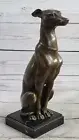 European Design Greyhound Whippet Art Deco Dog Statue, Bronze New Sculpture