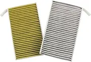 2 Pieces Carbon Air Filter Car Supplies Automobile Parts Cabin Filter Fit for Tesla Model 3 2017-2021 1107681-00-A 110768100A Air Filter Assembly