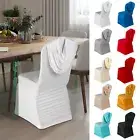 Chair Protector Cover Washable Decorative Lint Free Anti-slip Dining Chair