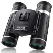 200x25 Compact Binoculars for Adults and Kids, High Powered Mini Pocket Binoc...