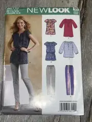 NEW LOOK 6110 SIZES 10 12 14 16 18 20 22 TOPS TUNICS KNIT LEGGINGS UC/FF