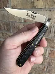 New 1 of 24 Great Eastern Cutlery 65 Ben Hogan SFA Black Jigged Delrin Knife