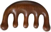 Scalp Massage Wooden Comb,Natural Wooden Massage Comb, Wooden Massage Comb with Wide Tooth, Face Lift Tools for Gua Sha Head Massage Facial Meridian by Acrylic