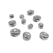 5PCS Dental Kid Primary Molar Teeth Temporary SS Crowns 2nd Molar Upper Left 4#