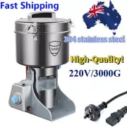 AU Commercial Electric Grain Grinder Cereal Wheat Powder Mill Grinding Machine