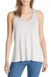NWT rag & bone/JEAN Kat Split Back grey Tank Size XS $125