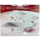 New Corelle Coordinates Square Pretty Pink 5-Piece Casserole Set