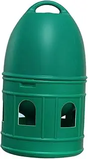 Fenteer Pigeon Water Dispenser Feeder 10L Water Bottle Water Pot Container Waterer with Handle Bird Water Drinker for Chicken Parrot Duck Parakeet, Green