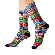 Flags of the Countries of the World Socks