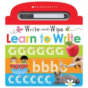 Learn To Write Scholastic Early Learners Write And Wipe by Scholastic Paperback Book