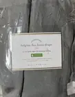 Pottery Barn Belgian Linen Light Filtering Curtain Drape 50x84 Light Charcoal
