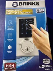 Electronic Touchscreen Deadbolt in Satin Nickel Finish - 2760-119