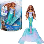 Disney Princess The Little Mermaid Transforming Ariel Fashion Doll, Switch from Human to Mermaid, Toys Inspired by The Movie
