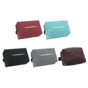 Universal Car Sun-Visor Tissue Box Holder PU Leather Tissue Box Cover Cases