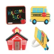 Cake Toppers Back to School Cupcake Rings One Dozen