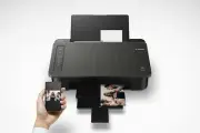 Canon PIXMA TS302 Wireless Inkjet Color Printer with Inks photo paper Black NEW