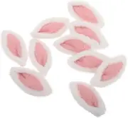 [LRXIYODE] 5 Pairs Bunny Ear Headband Hair Clip Headbands Hair Accessories for Small Bunny Ears Rabbit Ear Hairpins Material Bunny Charms Rabbit Ear Charm Fabric