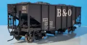 ATLAS 7760-2 "O" Baltimore & Ohio 55 Ton Fishbelly Hopper Car B&O #3665 2-Rail
